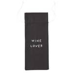 Portabottiglia WINE LOVER Wine Lover Cotone - Nero