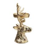 Stumpenkerzenhalter OH MY DEER Aluminium - Gold