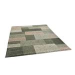 Tapis en laine Dalas 100 % laine vierge - Vert - 250 x 350 cm