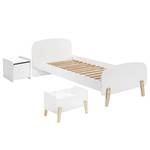 Kinderbett-Set Kiddy mit Spielkiste MDF - 90 x 200 cm - Weiß