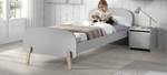 Ensemble lit/tiroir Kiddy avec caisson MDF - 90 x 200 cm - Gris clair