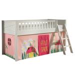 Spielbett Scott Kiefer Massiv - Apricot - Mit Vorhang