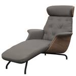 Chaise relax BLOMST Cuir Danbi: Marron - Noir - Noyer