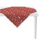 Tafelkleed 6200 polyester/katoen - Rood - 88 x 88 cm