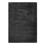 Hoogpolig vloerkleed Loano polyester - antracietkleurig - Zwart/antraciet - 60 x 120 cm