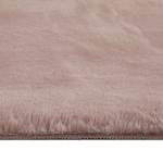 Hoogpolig vloerkleed Loano polyester - roze - Oud roze - 60 x 120 cm