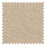 Gestoffeerde hocker Caleta geweven stof - Bouclé Stof Basima: Beige