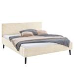 Polsterbett Avola Beige - Cordstoff Poppy: Beige  - 180 x 200cm