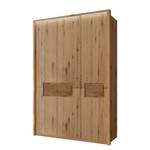 Armoire à portes battantes Zabud Chêne sauvage massif - Largeur : 152 cm