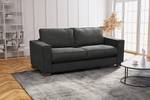 Canapé convertible Meekers Tissu Pria: Anthracite