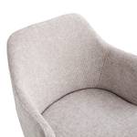 Set di 2 sedie con braccioli SKAUO Tessuto strutturato Cella: grigio chiaro