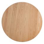 Table MUCUOULA Plaqué bois véritable - Chêne - Diamètre : 120 cm