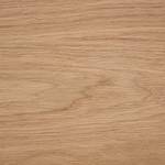 Bout de canapé Bourapil Plaqué bois véritable - Chêne - Diamètre : 50 cm