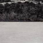 Tappeto a pelo corto Aisha Poliestere - Grigio / Bianco - 160 x 230 cm