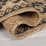 Jute vloerkleed Maisie jute - beige/zwart - 200 x 290 cm