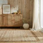 Tapis en jute Levi Jute / Coton - Blanc - 200 x 290 cm