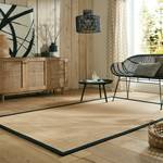 Tapis en jute Kira Jute / Polyester - Noir - 120 x 170 cm