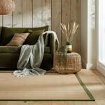 Tapis en jute Kira Jute / Polyester - Vert - 160 x 230 cm