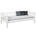 Houten bed Sintro massief grenenhout - wit - 90 x 200 cm