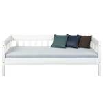 Houten bed Sintro massief grenenhout - wit - 90 x 200 cm