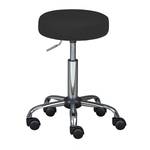 Tabouret pivotant Asra Imitation cuir - Noir