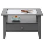 Table basse Provence Pin massif - Gris - 75 x 75 cm