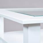 Table basse Provence Pin massif - Blanc - 115 x 60 cm