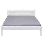 Houten bed Vilmo massief grenenhout - wit - 140 x 190 cm