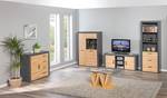 Dressoir Corbeto grenenhouten look/antracietkleurig