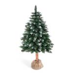 Künstlicher Weihnachtsbaum Cris Natur Polyester PVC - Tannengrün / Weiß - Höhe: 150 cm
