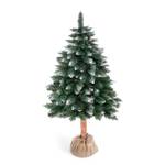 Sapin de Noël artificiel Cris Natur Polyester PVC - Vert sapin / Blanc - Hauteur : 180 cm