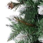 Albero di Natale artificiale Cris Natur Poliestere PVC - Verde abete / Bianco - Altezza: 120 cm