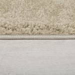 Hoogpolig vloerkleed Feather Soft Rond polypropeen - Beige