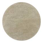 Hoogpolig vloerkleed Feather Soft Rond polypropeen - Beige