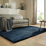 Tappeto a pelo lungo Feather Soft polipropilene - Blu scuro - 160 x 230 cm