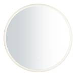 Miroir de salle de bain Dovina rond Miroir en verre - Blanc