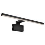 Éclairage de salle de bain LED Marlee Aluminium - 1 ampoule - Noir