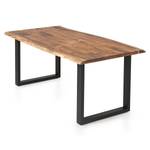 Table Ratopp Acacia - Métal - 240 x 110 cm - Largeur : 240 cm - Forme en U