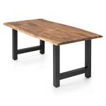 Table Ratopp Acacia - Métal - 240 x 110 cm - Largeur : 240 cm - Forme en A