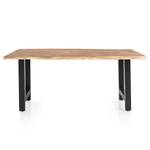 Table Ratopp Acacia - Métal - 240 x 110 cm - Largeur : 240 cm - Forme en A