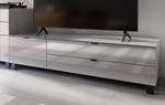 TV-Lowboard Shearles 165 cm Glas - Grau