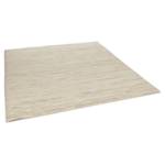 Wollteppich Taza Royal Uni Schurwolle - Beige - 200 x 200 cm