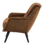 Fauteuil Saku Tissu - Microfibre Afua: Marron