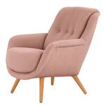 Fauteuil Saku Tissu - Tissu Bouclé Nola: Rose