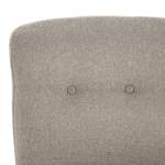 Fauteuil Tillet geweven stof - Geweven stof Scara: Zilverkleurig