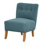 Fauteuil Tillet Tissu - Tissu Bouclé Nola: bleu