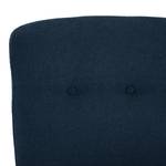 Fauteuil Tillet geweven stof - Geweven stof Scara: Marineblauw