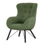 Fauteuil Newfield Bouclé Stof Nola: Antiek groen