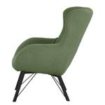 Fauteuil Newfield Bouclé Stof Nola: Antiek groen