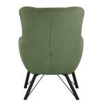 Fauteuil Newfield Bouclé Stof Nola: Antiek groen